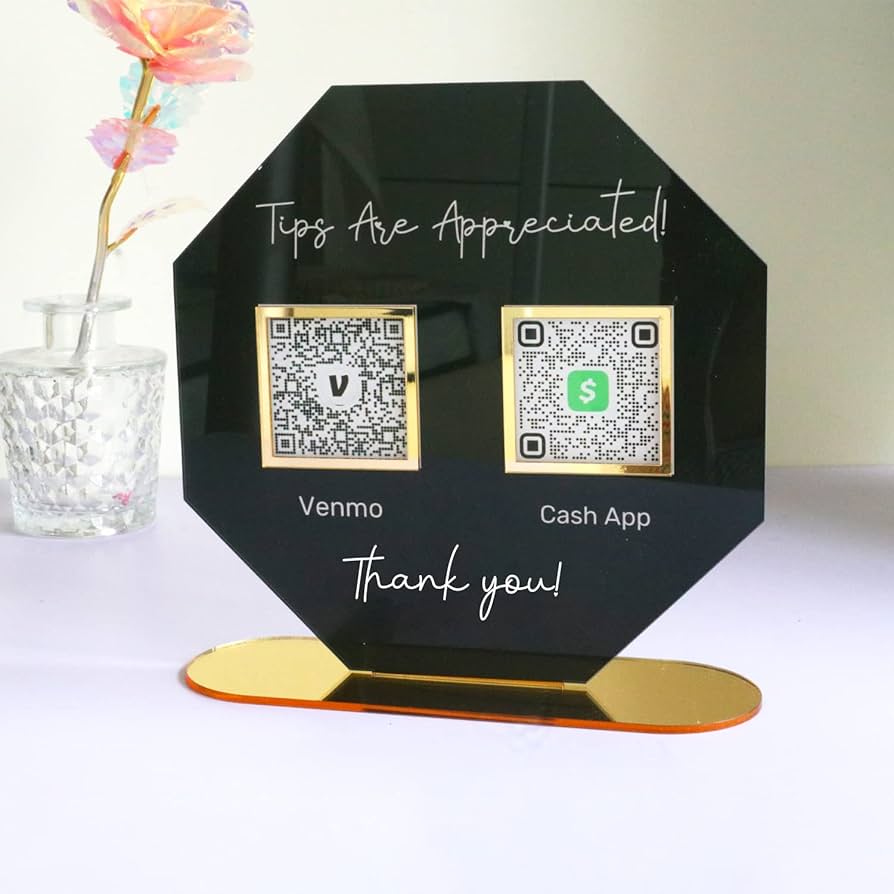 Bitcoin Tipping QR Code Sticker