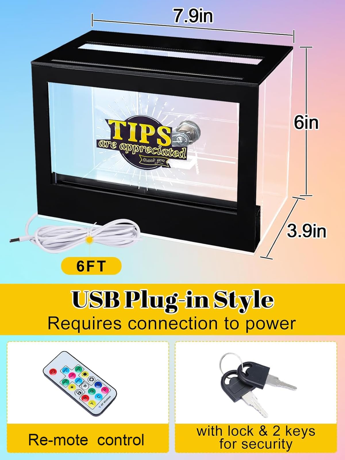 USB-C Tip Jar Display